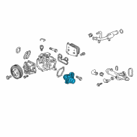 OEM Chevrolet Malibu Thermostat Housing Diagram - 55493557