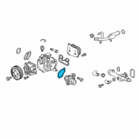 OEM Chevrolet Malibu Thermostat Unit Gasket Diagram - 55492940