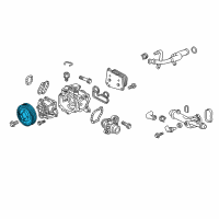 OEM 2019 Chevrolet Malibu Pulley Diagram - 55581050