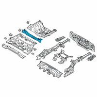 OEM Kia Optima Panel Assembly-Rear Floor Diagram - 65513D4000