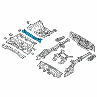 OEM 2020 Kia Optima Panel Assembly-Rear Floor Diagram - 65513D4000