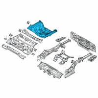 OEM 2020 Kia Optima Panel Assembly-Rear FLOO Diagram - 65510D5000