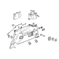 OEM 2016 Cadillac Escalade ESV Seat Switch Diagram - 84974224