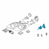 OEM 2012 BMW X5 Repair Kit, Hvac Servomotor Diagram - 63-12-3-448-948