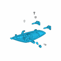 OEM 2008 Toyota Solara Combo Lamp Assembly Diagram - 81110-06422