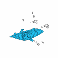 OEM 2007 Toyota Solara Lens & Housing Diagram - 81130-06420