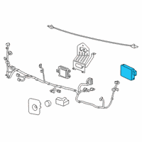 OEM 2022 Cadillac XT4 Radiator Sensor Diagram - 84523853