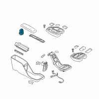 OEM Dodge Durango Switch-Heated Seat Diagram - 56040639AF