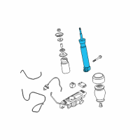 OEM BMW 530xi Rear Shock Absorber Diagram - 33-52-6-786-525