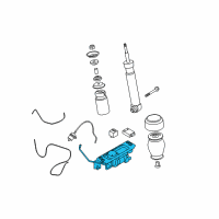 OEM BMW 530xi Rp Air Supply System Diagram - 37-10-6-789-937