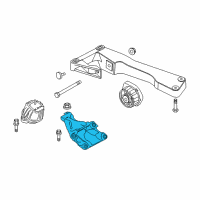 OEM 2017 BMW X3 Engine Mount Bracket Left Diagram - 22-11-6-784-823