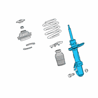 OEM 2022 Jeep Cherokee STRUT-Front Suspension Diagram - 68373949AD