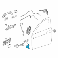 OEM 2005 Honda Accord Hinge, Left Front Door (Lower) Diagram - 67460-SDN-A01ZZ