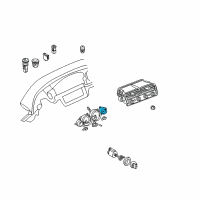 OEM BMW Z8 Temperature Indicator Diagram - 62-14-8-383-650