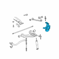 OEM 1999 GMC Sierra 2500 Steering Knuckle Assembly (Include. O-Ring) Diagram - 18060532