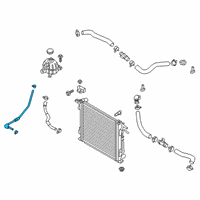 OEM 2019 Hyundai Tucson Hose Diagram - 25451-D3000