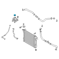 OEM Hyundai Veloster N Cap Assembly-Radiator Diagram - 25330-D3000