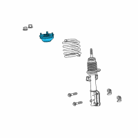 OEM 2008 Ford Mustang Mount Bracket Diagram - 5R3Z-18183-A