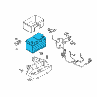 OEM 2020 Ford Police Interceptor Utility Battery Diagram - BAGM-49H8