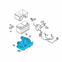 OEM Lincoln TRAY ASY - BATTERY Diagram - ML1Z-10732-B