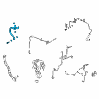 OEM GMC Terrain Oil Inlet Tube Diagram - 55484595