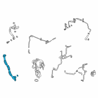 OEM GMC Terrain Oil Outlet Tube Diagram - 55500869