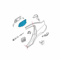 OEM 2011 Nissan Sentra Base-Filler Lid Diagram - 78120-ET030