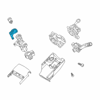 OEM Ford Crown Victoria Ignition Immobilizer Module Diagram - 6E5Z-15607-AA