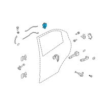 OEM Pontiac Lock Diagram - 96801589