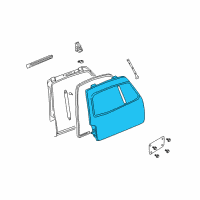 OEM Lincoln Lift Gate Diagram - 6L7Z-7840010-B