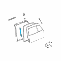 OEM 2002 Lincoln Navigator Support Cylinder Diagram - 9L7Z-78406A11-A