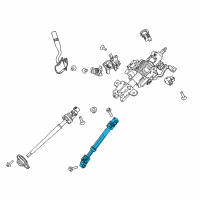 OEM 2017 Ford F-150 Lower Shaft Diagram - FL3Z-3B676-A