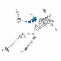 OEM 2020 Ford F-150 Gear Shift Assembly Diagram - FL3Z-7210-C