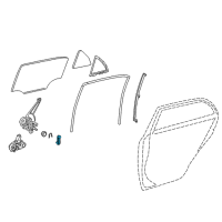 OEM 2009 Toyota Corolla Regulator Handle Diagram - 69260-01020-B7