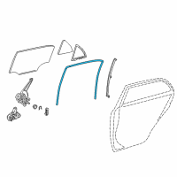 OEM 2010 Toyota Corolla Run Channel Diagram - 68152-02200