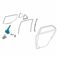 OEM 2013 Toyota Corolla Regulator Diagram - 69830-02290