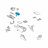 OEM 2009 Toyota Camry Cup Holder Diagram - 55620-33190