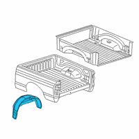 OEM Dodge Ram 3500 Shield-WHEELHOUSE Diagram - 68065469AC