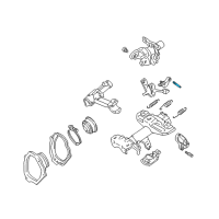 OEM 2000 Toyota Tacoma Pawl Shaft Diagram - 45856-42010