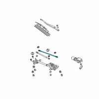 OEM Acura Rod Unit B Diagram - 76550-SEA-003