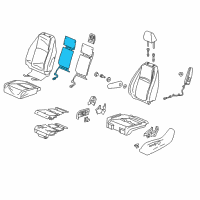 OEM 2022 Honda Odyssey Heater, Right Front Seat-Back Diagram - 81124-THR-A21