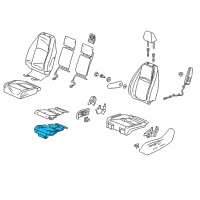 OEM 2021 Honda Odyssey Tci, L. FR. Seat Cushion Diagram - 81619-THR-A81