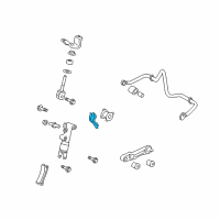 OEM 2017 Toyota Land Cruiser Stabilizer Clamp Diagram - 48824-60160