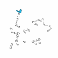 OEM 2017 Toyota Land Cruiser Bracket Diagram - 48825-60070