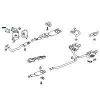 OEM 2019 Cadillac CT6 Converter & Pipe Stud Diagram - 11610977