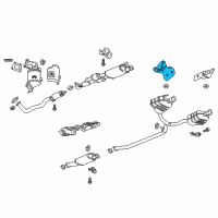 OEM 2019 Buick Enclave Heat Shield Diagram - 84187472