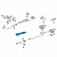 OEM 2020 Chevrolet Traverse Heat Shield Diagram - 84223438