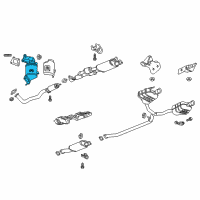 OEM 2018 Buick Enclave Catalytic Converter Diagram - 84256774