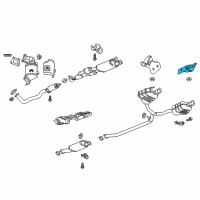 OEM 2021 Chevrolet Traverse Heat Shield Diagram - 84187473