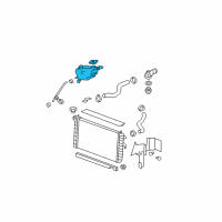 OEM Buick Lucerne Reservoir Diagram - 15839773